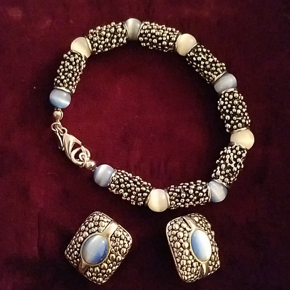 Premier Designs Moroccan bracelet with earrings